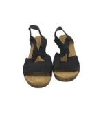 Sandale dama Rieker, 37, material textil, negru - imagine 3