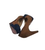 Pantofi dama Graceland, 39, material textil, maro - imagine 4