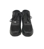 Adidasi dama Ara, 41, imitatie de piele, material textil, negru - imagine 3