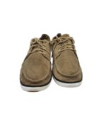 Mocasini barbati Tribord, 45, piele intoarsa, bej - imagine 3