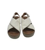 Sandale dama Clarks, 39, piele, alb - imagine 3