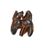 Sandale copii Alive, 37, imitatie de piele, negru portocaliu - imagine 4