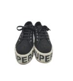 Tenisi dama Superga, 37, material textil, negru - imagine 3