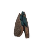 Saboti dama Peacocks, 36, material textil, verde - imagine 4