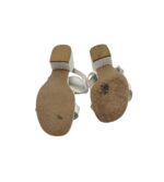 Sandale dama Graceland, 36, imitatie de piele, alb - imagine 5