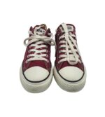Tenisi barbati Converse, 42, material textil, visiniu - imagine 3