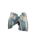 Adidasi copii Nike, 31, piele,  albastru alb - imagine 4