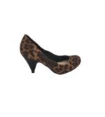 Pantofi dama M&S, 38, material textil, maro negru