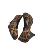 Pantofi dama M&S, 38, material textil, maro negru - imagine 4