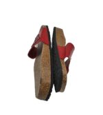 Saboti dama 41, piele, rosu - imagine 5