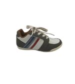 Adidasi copii Degree, 35, imitatie de piele, alb gri