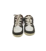 Adidasi copii Degree, 35, imitatie de piele, alb gri - imagine 3