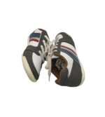 Adidasi copii Degree, 35, imitatie de piele, alb gri - imagine 4