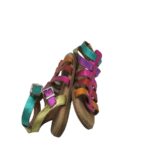 Sandale copii Next, 33, imitatie de piele, multicolor - imagine 4