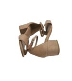 Sandale dama F&F, 38, material textil, bej - imagine 4