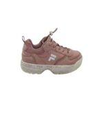 Adidasi copii Fila, 34, imitatie de piele, material textil, roz