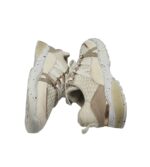 Adidasi dama 37, material textil, crem - imagine 4