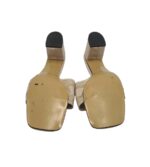 Saboti dama 40, material textil, crem - imagine 5