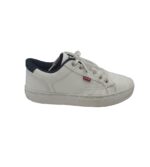 Tenisi barbati Levi'S, 44, imitatie de piele, alb