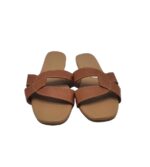 Saboti dama New Look, 42, imitatie de piele,  maro - imagine 3