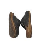 Saboti dama Inblu, 40, imitatie de piele, negru - imagine 4