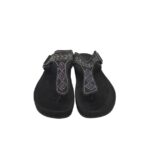 Saboti dama Graceland, 38, material textil, negru - imagine 3