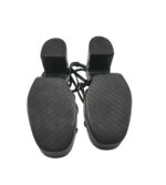 Sandale dama Zara, 38, imitatie de piele, negru - imagine 5