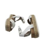 Sandale dama Steve Madden, 38, piele, alb - imagine 3