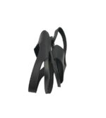 Sandale dama 40, imitatie de piele, negru - imagine 4