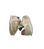 Adidasi copii Veja, 34, material textil, piele intoarsa, alb bej - imagine 4