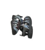 Sandale copii Crane, 32, imitatie de piele, gri albastru - imagine 4