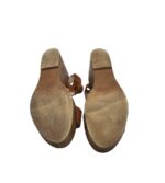 Sandale dama Soleflex, 39, material textil, maro - imagine 5