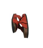 Saboti dama Natural Power, 40, imitatie de piele, rosu - imagine 4