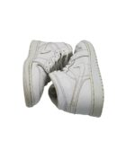 Adidasi dama Jordan, 38, imitatie de piele, piele, alb - imagine 4