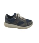 Adidasi barbati Kybun, 46, material textil, piele, gri albastru