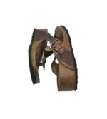 Saboti dama Romika, 38, imitatie de piele, maro - imagine 4