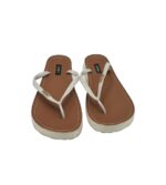 Saboti dama Dkny, 40, alte materiale,  alb - imagine 3