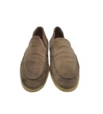 Mocasini barbati Ecco, 45, piele intoarsa, bej - imagine 3