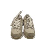 Adidasi dama Nike, 38, piele intoarsa, material textil, crem - imagine 3