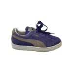 Adidasi dama Puma, 41, piele intoarsa, albastru