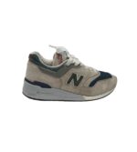 Adidasi barbati New Balance, 41, piele intoarsa, material textil, gri