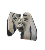 Adidasi barbati New Balance, 41, piele intoarsa, material textil, gri - imagine 4