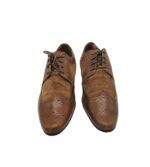 Pantofi barbati Asos, 43, piele intoarsa, piele, maro - imagine 3