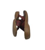 Saboti dama Rieker, 39, imitatie de piele, rosu - imagine 4