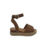 Sandale dama 37, imitatie de piele, maro