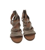 Sandale dama New Look, 39, material textil, bej - imagine 3