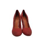 Pantofi dama Venturini, 38, piele, rosu - imagine 3