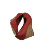 Pantofi dama Venturini, 38, piele, rosu - imagine 4