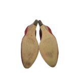 Pantofi dama Venturini, 38, piele, rosu - imagine 5