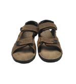 Sandale barbati Memphis One, 42, material textil, piele, maro - imagine 3